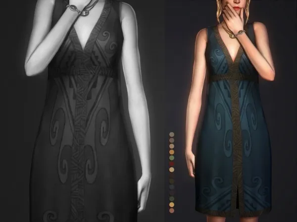 Maxis Match [ UPDATED ] caprisol dress novermber'20 pack - The Sims 4 Custom Content