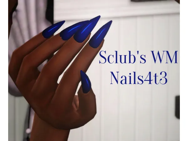 S Club WM Nails 202008 - The Sims 3 Custom Content