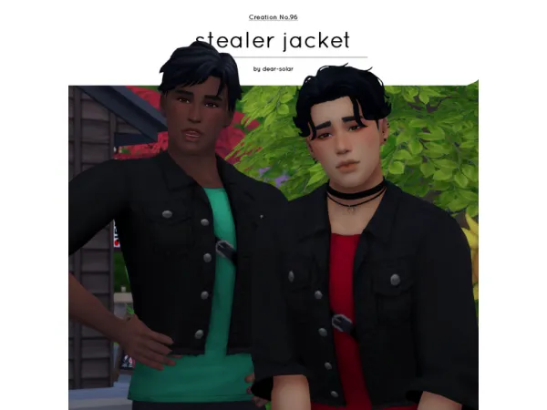Maxis Match Stealer Jacket by Dear Solar - The Sims 4 Custom Content
