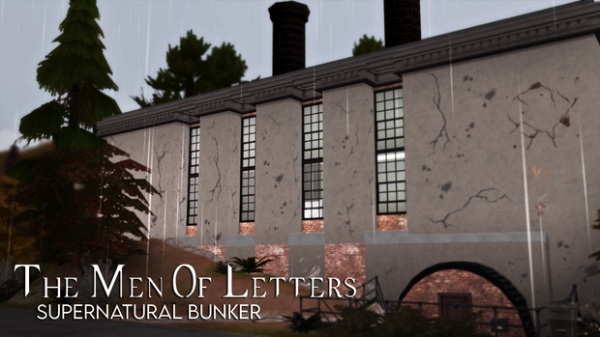 Maxis Match The Men Of Letters Supernatural Bunker by simsfinds - The Sims 4 Custom Content
