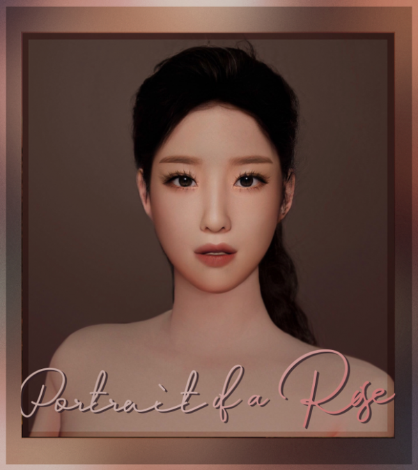 Alpha [Hduckee] Portrait of a rose (Face Skin) by simsfinds - The Sims 4 Custom Content