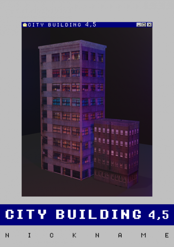 Alpha city building45 by simsfinds - The Sims 4 Custom Content
