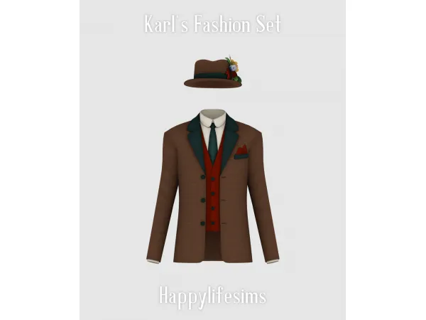 Maxis Match [Lonelyboy] Karl's Fashion Set (Koonam) by HappyLifeSims - The Sims 4 Custom Content
