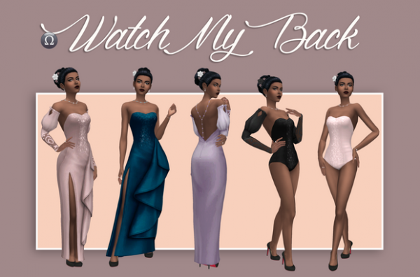 Maxis Match Watch My Back by simsfinds - The Sims 4 Custom Content