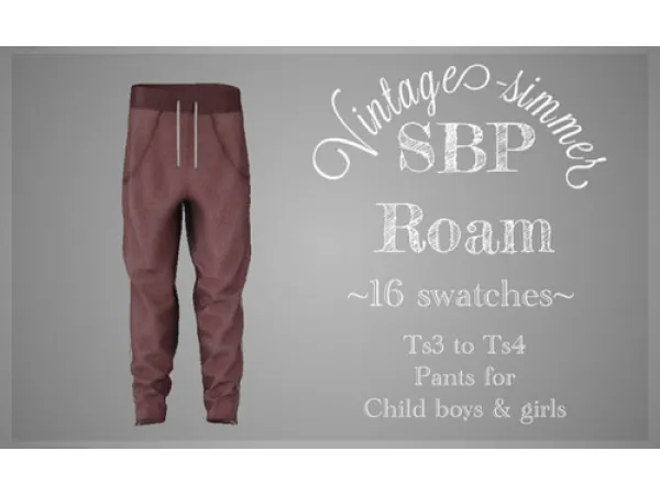 Mix SBP Roam for kids by simsfinds - The Sims 4 Custom Content