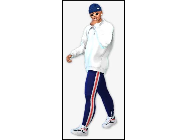 Alpha Male Fila sneakers recolor by simsfinds - The Sims 4 Custom Content
