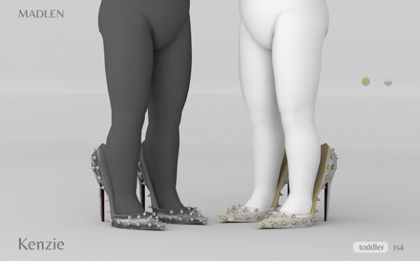 Alpha Madlen Kenzie Shoes (Toddler) by madlensims - The Sims 4 Custom Content