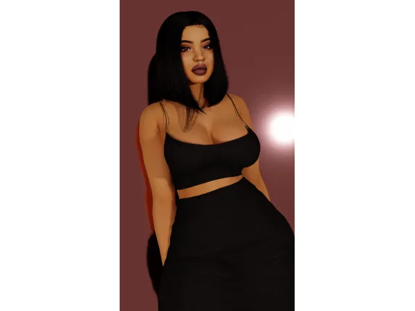 Alpha Sim Download Eva Capricciosa by Afrosimtric Simmer - The Sims 4 Custom Content