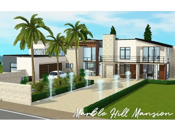 MARBLE HILL MANSION - The Sims 3 Custom Content