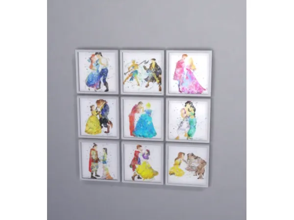 Maxis Match Disney couples and Disney ladies pictures - The Sims 4 Custom Content