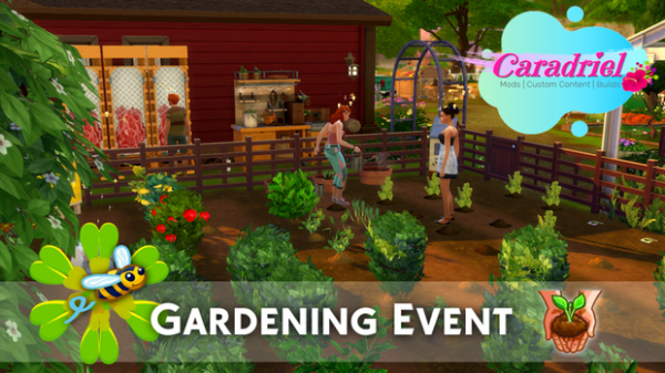 Maxis Match Gardening Social Event by simsfinds - The Sims 4 Custom Content