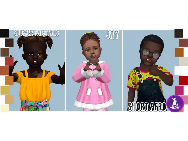 Maxis Match Black History Month Witching Hour Hair Dump 4 - The Sims 4 Custom Content