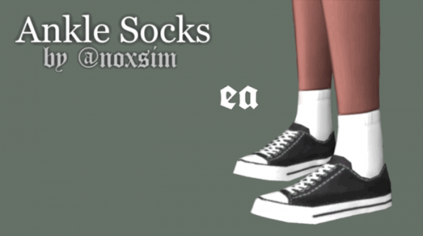 Maxis Match ankle socks by simsfinds - The Sims 4 Custom Content