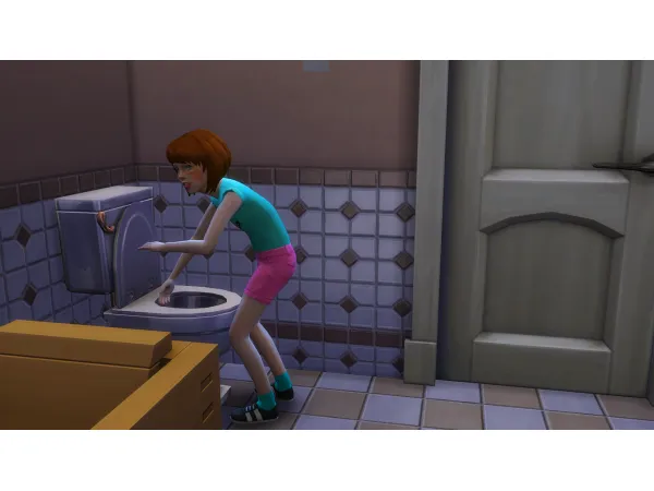 Maxis Match Child splash in Toilets by Sofmc9 - The Sims 4 Custom Content