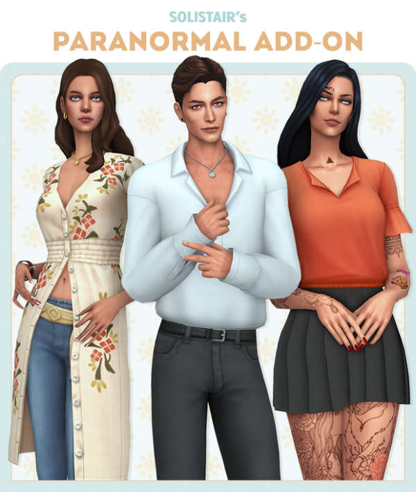 Maxis Match Paranormal Add on Pack by simsfinds - The Sims 4 Custom Content
