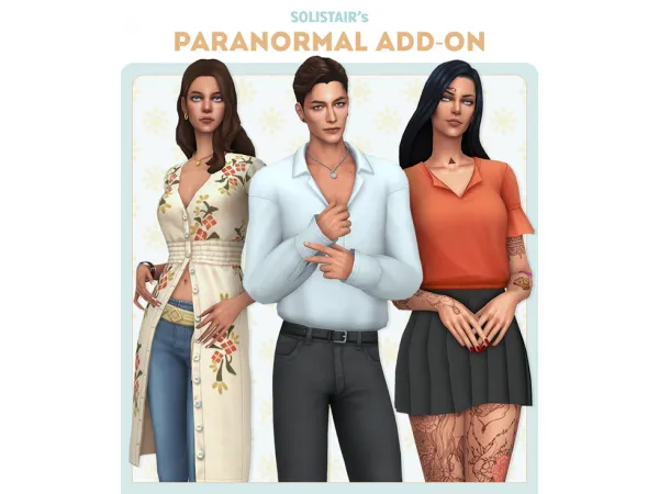 Maxis Match Paranormal Add on Pack by Solistair - The Sims 4 Custom Content