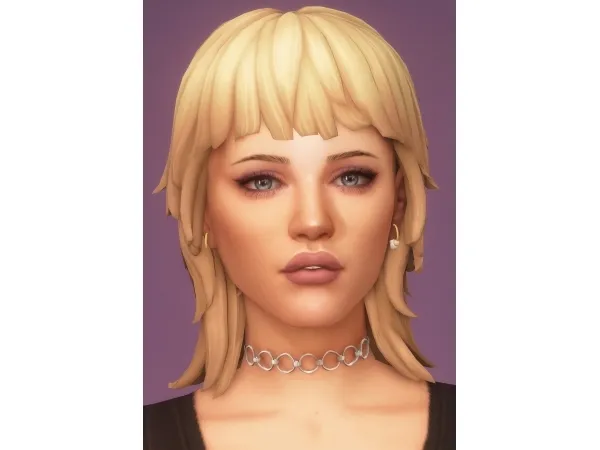 Maxis Match miley mullet by dogsill - The Sims 4 Custom Content