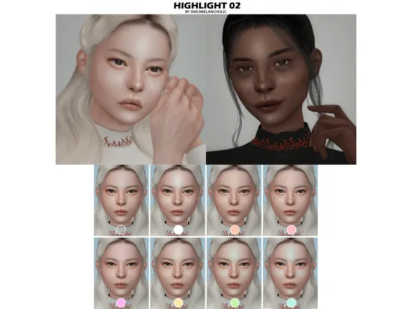 Alpha HIGHLIGHT 2 by sims3melancholic - The Sims 4 Custom Content