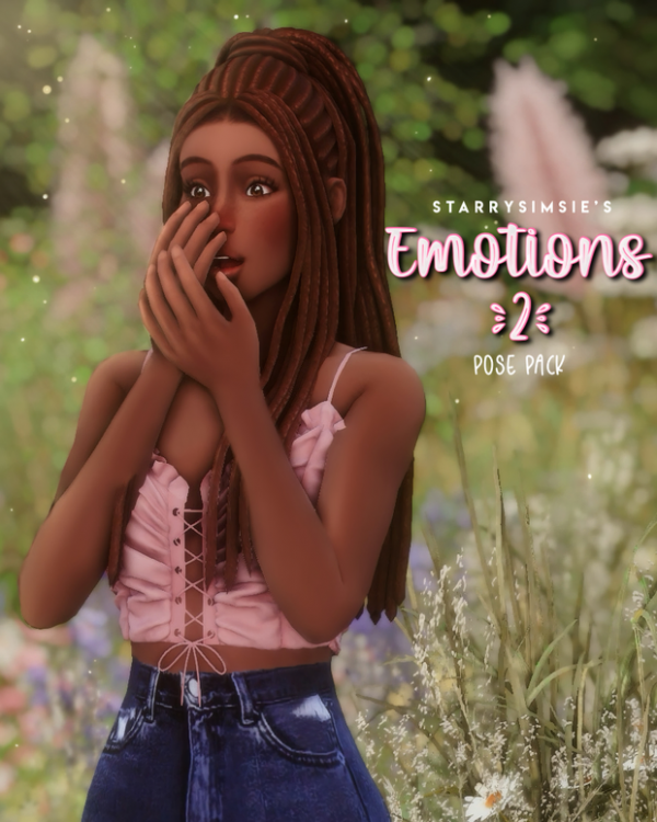 Maxis Match Emotions 2 Pose Pack by simsfinds - The Sims 4 Custom Content