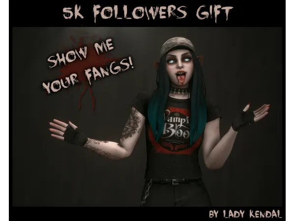 Maxis Match Show me your fangs pack - The Sims 4 Custom Content