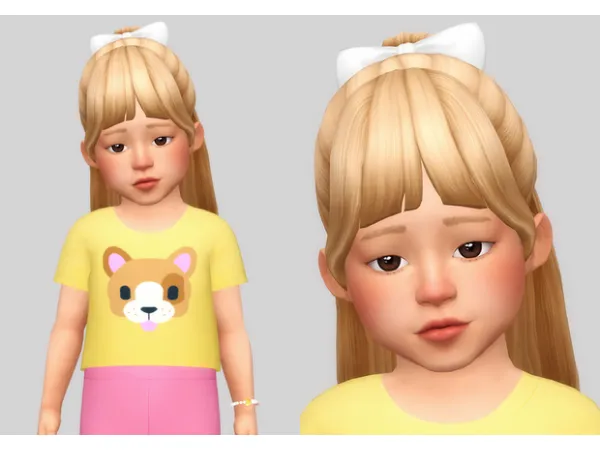 Maxis Match rina hair by casteru - The Sims 4 Custom Content