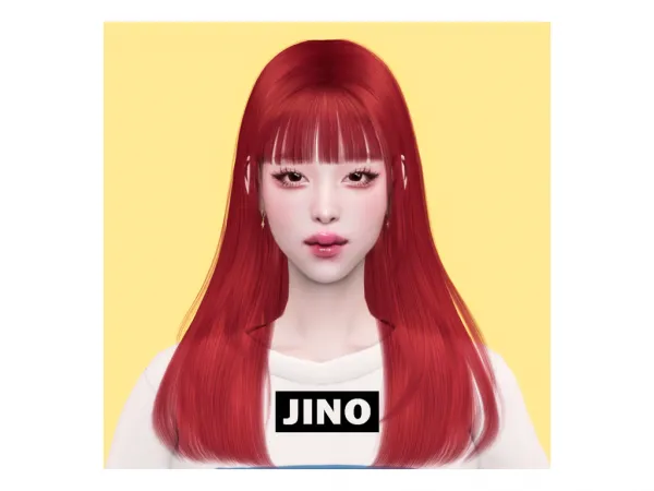 Alpha [JINO] Hair 04 by simsfinds - The Sims 4 Custom Content