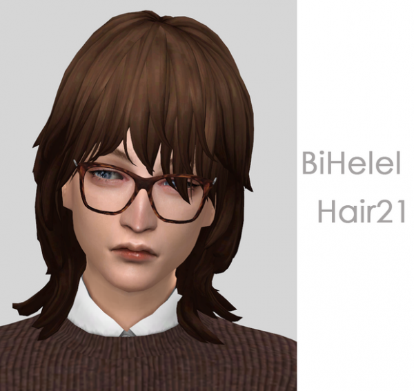Maxis Match Bihelel hair 21 by simsfinds - The Sims 4 Custom Content