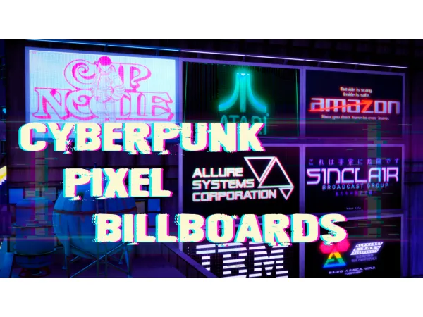 Alpha pixel billboard - The Sims 4 Custom Content