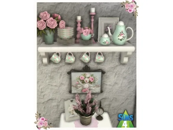 Maxis Match shabby dollhouse set - The Sims 4 Custom Content