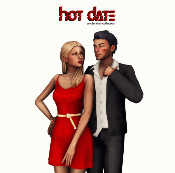 Maxis Match hot date collection by simsfinds - The Sims 4 Custom Content