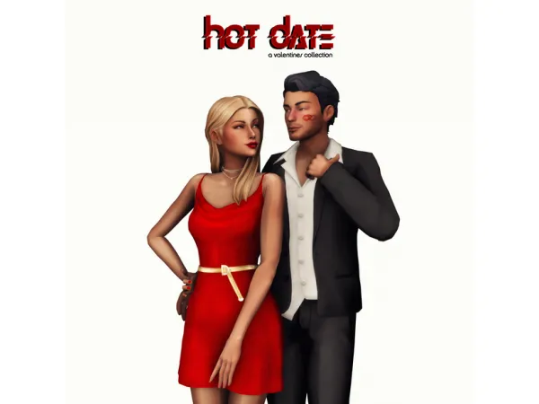Maxis Match hot date collection by aretha - The Sims 4 Custom Content