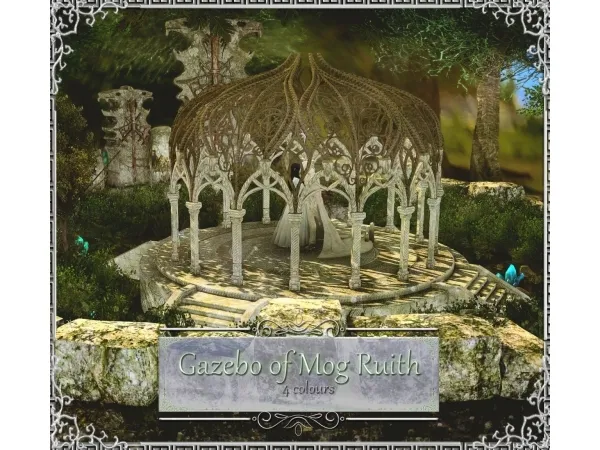 Alpha Elven Gazebo - The Sims 4 Custom Content