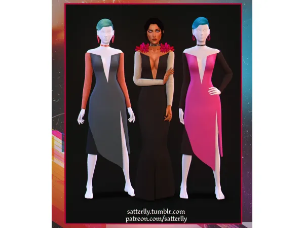 Maxis Match Futuristic set Nia by satterlly - The Sims 4 Custom Content