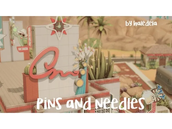 Maxis Match haledela Pins and Needles - The Sims 4 Custom Content
