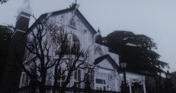 Maxis Match Haunted house by simsfinds - The Sims 4 Custom Content