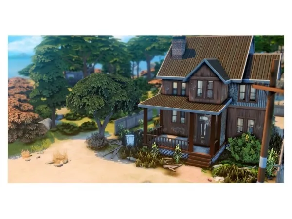 Maxis Match Abandoned House by iamashley17 - The Sims 4 Custom Content
