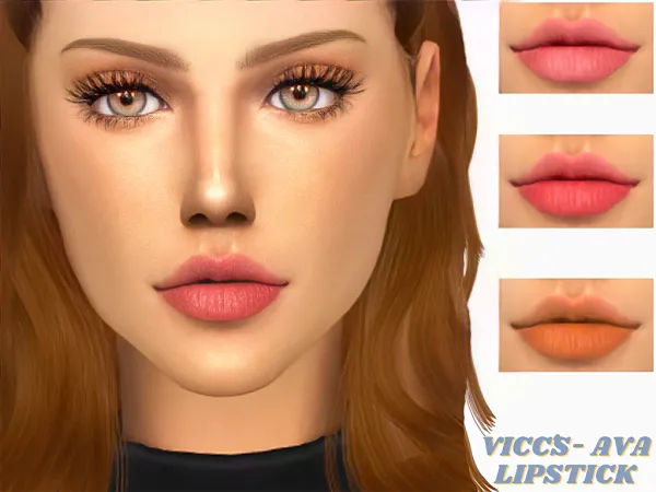 Alpha VICCS AVA LIPSTICK - The Sims 4 Custom Content