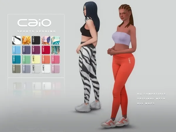 Female Sports Legging Updated