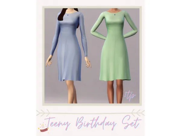 Maxis Match A Teeny Birthday Set by threethousandplumbobs - The Sims 4 Custom Content