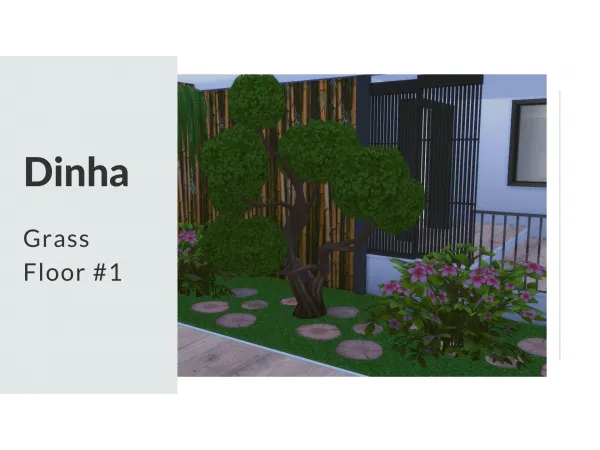 Alpha Grass Floor 1 - The Sims 4 Custom Content