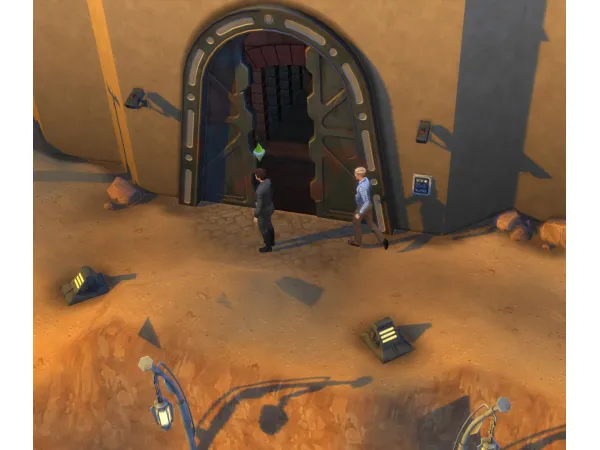 Maxis Match Cantina Door Fix (Star Wars) by endermbind - The Sims 4 Custom Content