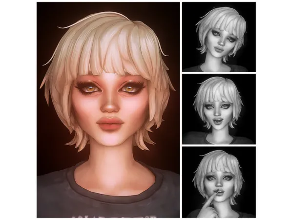Maxis Match Stella Hair - The Sims 4 Custom Content
