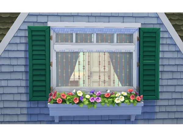 Maxis Match Very Separate Window Shutters by Qahne - The Sims 4 Custom Content