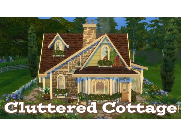 Maxis Match Cluttered Cottage No - The Sims 4 Custom Content