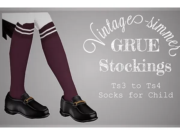 Alpha GRUE Stocking - The Sims 4 Custom Content