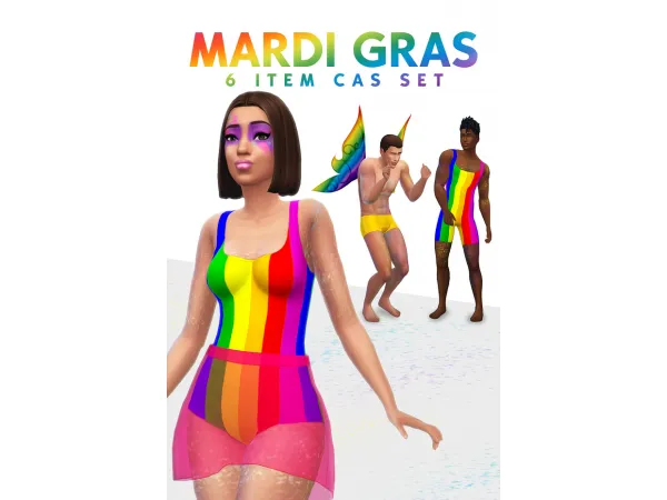 MARDI GRAS MINI SET by grimcookies