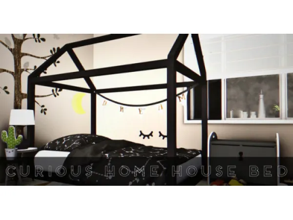 Curious Home House Bed - The Sims 3 Custom Content