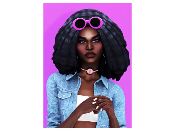Maxis Match AUBREY HAIR - The Sims 4 Custom Content