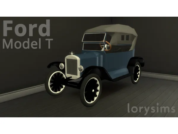 Maxis Match Ford Model T Touring by LorySims - The Sims 4 Custom Content