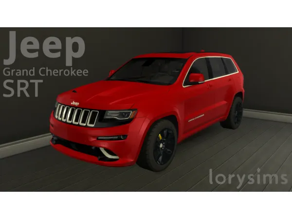 Maxis Match Jeep Grand Cherokee SRT by LorySims - The Sims 4 Custom Content